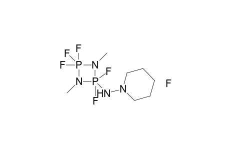 2,2,2,4,4-pentafluoro-1,3-dimethyl-4-(1-piperidinylamino)-1,3,2.lambda.5,4.lambda.5-diazadiphosphetidine-adduct with fluorhydric acid