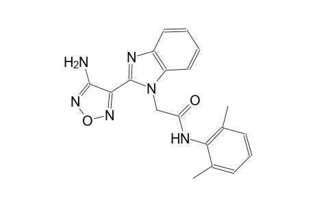 2-[2-(4-amino-1,2,5-oxadiazol-3-yl)-1H-benzimidazol-1-yl]-N-(2,6-dimethylphenyl)acetamide