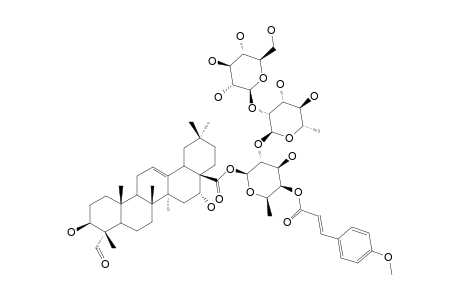 28-O-[GLUCOPYRANOSYL-(1->2)-RHAMNOPYRANOSYL-(1->2)-(4-PARA-METHOXY-CINNAMOYL)-FUCOPYRANOSYL]-QUILLAIC-ACID-ESTER