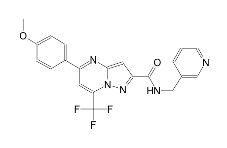 5-(4-methoxyphenyl)-N-(3-pyridinylmethyl)-7-(trifluoromethyl)pyrazolo[1,5-a]pyrimidine-2-carboxamide