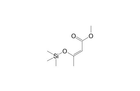 Methyl 3-(trimethylsilyloxy)crotonate, mixture of cis and trans