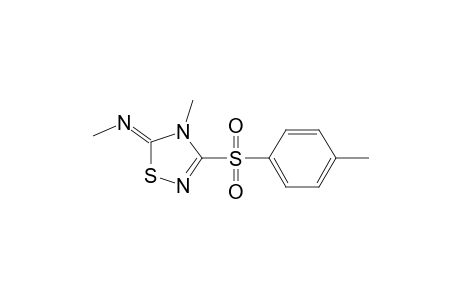 4-METHYL-5-METHYLIMINO-3-(PARA-TOLUENESULFONYL)-1,2,4-THIADIAZOLINE