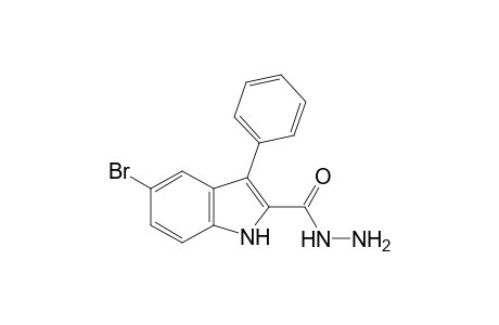 5-bromo-3-phenylindole-2-carboxylic acid, hydrazide