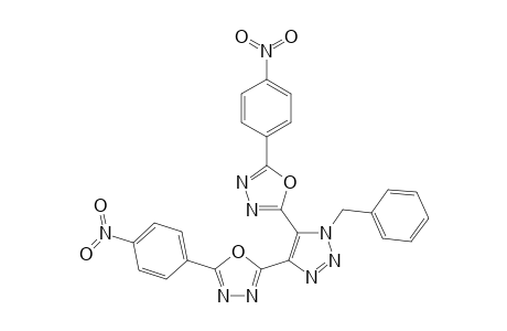 2-(4-nitrophenyl)-5-[5-[5-(4-nitrophenyl)-1,3,4-oxadiazol-2-yl]-1-(phenylmethyl)-1,2,3-triazol-4-yl]-1,3,4-oxadiazole