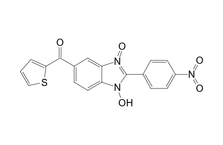 (1H)Benzimidazole, 2-(4-nitrophenyl)-5-(thien-2-ylcarbonyl)-1-hydroxy-3-oxide