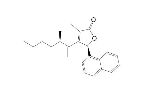 (5S*,3'R*)-3-Methyl-4-[3'-methylhepta-1'-en-2'-yl]-5-(.alpha.-naphthyl)furan-2(5H)-one