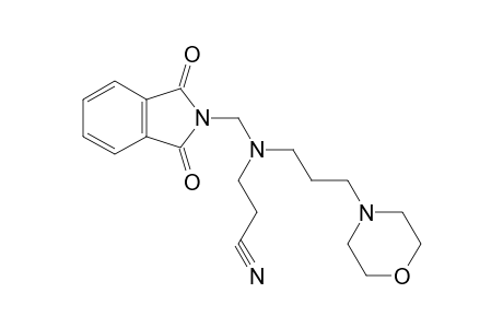 3-[(3-morpholinopropyl)(phthalimidomethyl)amino]propionitrile