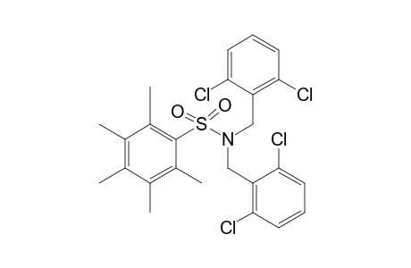 N,N-bis(2,6-dichlorobenzyl)-2,3,4,5,6-pentamethylbenzenesulfonamide