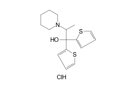 alpha,alpha-bis(2-thienyl)-beta-methyl-1-piperidineethanol, hydrochloride