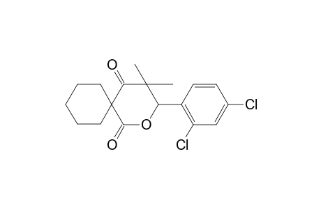 3-(2,4-Dichlorophenyl)-4,4-dimethyl-2-oxaspiro[5.5]undecane-1,5-dione