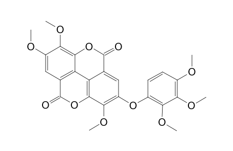 4-O-(2'',3'',4''-TRIMETHOXYPHENYL)-3-O,3'-O,4'-O-TRIMETHYLELLAGIC_ACID