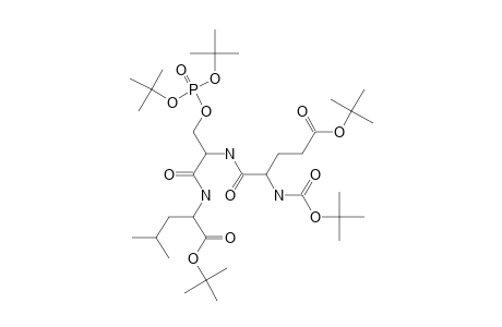 N-(ALPHA)-(TERT.-BUTOXYCARBONYL)-O-(TERT.-BUTYL)-GLUTAMYL-O-(DI-TERT.-BUTYLPHOSPHONO)-SERYLLEUCINE-TERT.-BUTYLESTER