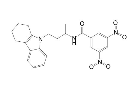 N-[1-Methyl-3-(1,2,3,4-tetrahydro-9H-carbazol-9-yl)propyl]-3,5-dinitrobenzamide