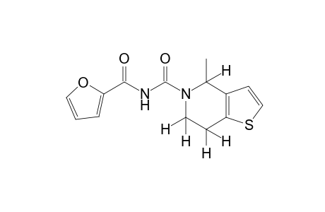 6,7-dihydro-N-(2-furoyl)-4-methylthieno[3,2-c]pyridine-5(4H)carboxamide