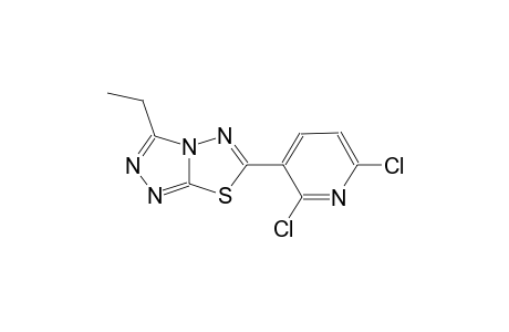 [1,2,4]triazolo[3,4-b][1,3,4]thiadiazole, 6-(2,6-dichloro-3-pyridinyl)-3-ethyl-