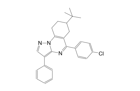 pyrazolo[1,5-a]quinazoline, 5-(4-chlorophenyl)-7-(1,1-dimethylethyl)-6,7,8,9-tetrahydro-3-phenyl-