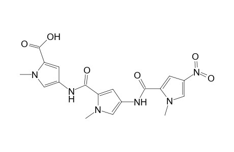 4''-Nitrotris(N-methylpyrrole)-2-carboxyloic acid