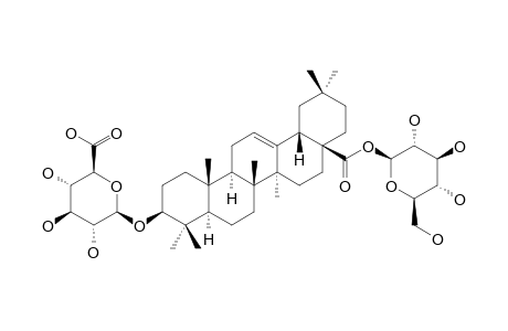 CHIKUSETSUSAPONIN-IVA;3-O-[BETA-D-GLUCURONOPYRANOSYL]-28-O-BETA-D-GLUCOPYRANOSYL-OLEANOLIC-ACID