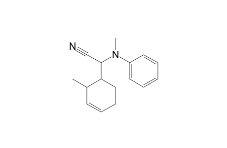 2-(2-Methylcyclohex-3-enyl)-2-(N-methylanilino)acetonitrile isomer