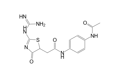 5-thiazoleacetamide, N-[4-(acetylamino)phenyl]-2-[(aminoiminomethyl)amino]-4,5-dihydro-4-oxo-