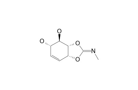 (+/-)-(3A-ALPHA,4-ALPHA,5-BETA,7A-ALPHA)-2-METHYLIMINO-3A,4,5,7A-TETRAHYDRO-1,3-BENZODIOXOLE-4,5-DIOL;Z/E-ISOMER-#1