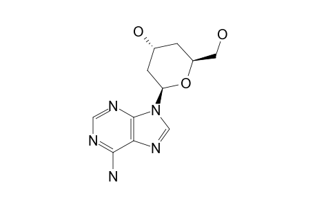 9-(2,4-DIDEOXY-BETA-D-ERYTHRO-HEXO-PYRANOSYL)-ADENINE