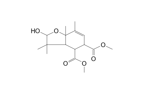 9-Oxabicyclo[4.3.0]non-2-ene-4,5-dicarboxylic acid, 8-hydroxy-1,2,7,7-tetramethyl-, dimethyl ester