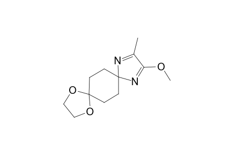 3-METHOXY-2-METHYL-4H-9,12-DIOXA-1,4-DIAZADISPIRO-[5.2.5.2]-TETRADECA-1,3-DIENE