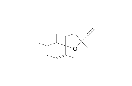 1-OXASPIRO[4.5]DEC-6-ENE, 2-ETHYNYL-2,6,9,10-TETRAMETHYL-