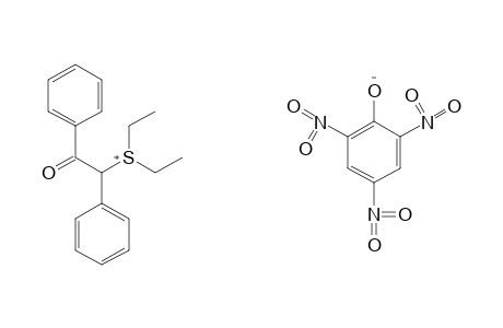 DIETHYL(alpha-PHENYLPHENACYL)SULFONIUM PICRATE