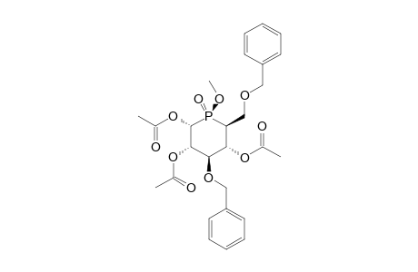 1,2,4-TRI-O-ACETYL-3,6-DI-O-BENZYL5-DEOXY-5-(S)-METHOXYPHOSPHINYL-ALPHA-D-GLUCOPYRANOSE