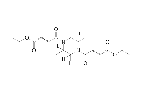 3,3'-[(2,5-dimethyl-1,4-piperazinediyl)dicarbonyl]diacrylic acid, diethyl ester