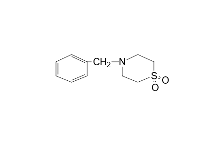 4-benzylthiomorpholine, 1,1-dioxide