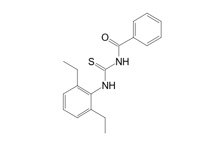 1-benzoyl-3-(2,6-diethylphenyl)-2-thiourea