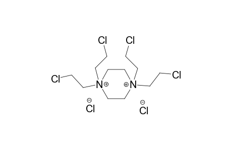 Piperazine-1,4-diium, 1,1,4,4-tetra(2-chloroethyl)-, dichloride-