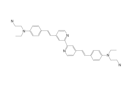 4,4'-BIS-[PARA-[(N-ETHYL-N-2-AMINOETHYL)-AMINOSTYRYL]-2,2'-BIPYRIDINE