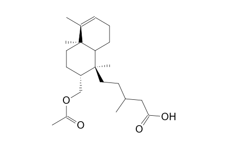 (-)-17-ACETOXY-NEO-CLEROD-3-EN-15-OIC-ACID