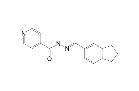 isonicotinic acid, [(5-indanyl)methylene]hydrazide