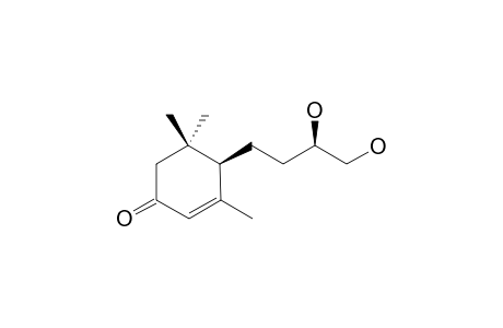 (6R,9S)-4-MEGASTIGMEN-9,10-DIHYDROXY-3-ONE