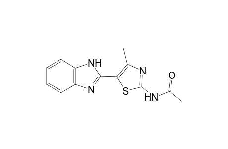 N-[5-(1H-Benzimidazol-2-yl)-4-methyl-1,3-thiazol-2-yl]acetamide