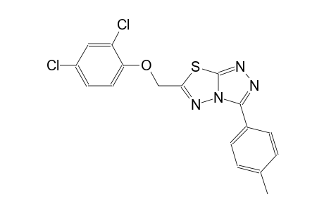 6-[(2,4-dichlorophenoxy)methyl]-3-(4-methylphenyl)[1,2,4]triazolo[3,4-b][1,3,4]thiadiazole