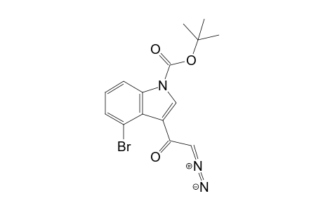 tert-Butyl 4-bromo-3-diazoacetylindole-1-carboxylate