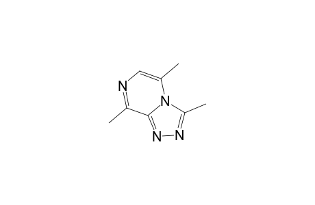 s-Triazolo[4,3-a]pyrazine, 3,5,8-trimethyl-