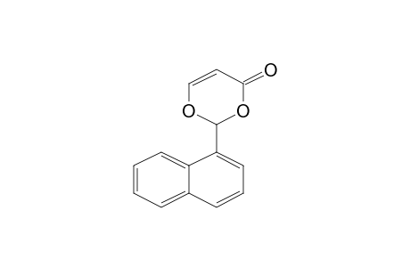 4H-1,3-Dioxin-4-one, 2-(1-naphthalenyl)-, (.+-.)-