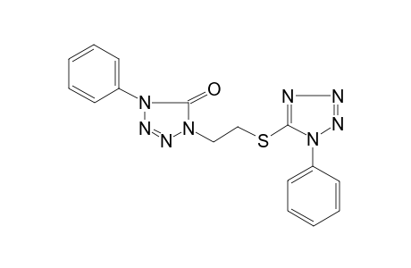 1-Phenyl-4-[2-(1-phenyltetrazol-5-yl)sulfanylethyl]tetrazol-5-one