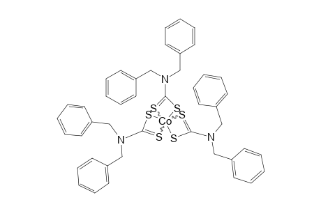 TRIS-(N,N-DIBENZYL-DITHIOCARBAMATO)-COBALT-(3)-COMPLEX