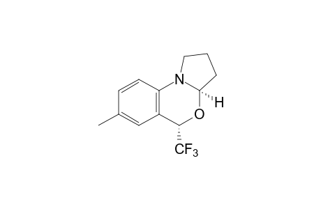 7-methyl-1,2,3,3a-tetrahydro-5-(trifluoromethyl)-5H-pyrrolo[1,2-a][3,1]benzoxazine