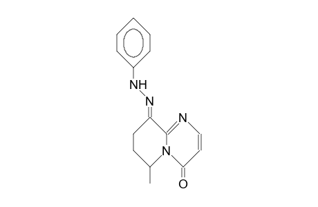 E-9-PHENYLHYDRAZONO-6-METHYL-6,7,8,9-TETRAHYDRO-4H-PYRIDO-[1,2-A]-PYRIMIDIN-4-ONE