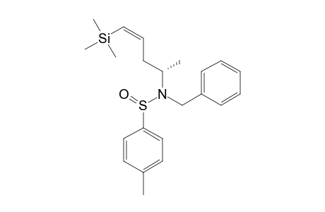 (4S)-N-BENZYL-N-(PARA-TOLUENESULFONYL)-[1-(Z)-(TRIMETHYLSILYL)-1-PENTEN-4-YL]-AMINE