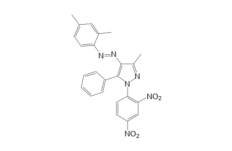 1-(2,4-dinitrophenyl)-3-methyl-5-phenyl-4-(2,4-xylylazo)pyrazole